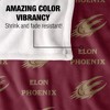 Elon University Logo Pattern Silky Touch Blanket White 50x60 - 4 of 4