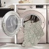 HomeStock Outdoor Washable Largo Ivory & Green 3' X 5', Machine Woven with Printed Designs, Coastal - 4 of 4