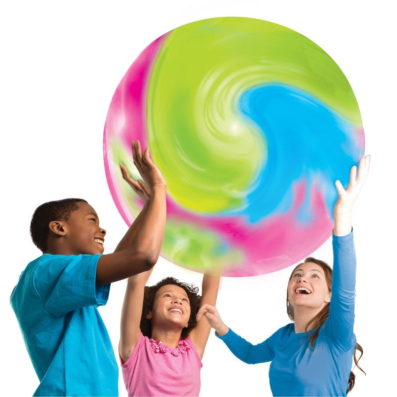 Wubble Groovy Ball with Pump - Pink/Green/White, 4 of 7