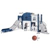 8 in 1 Toddler Slide Indoor Playground, Indoor Slide Toddler Playset for Toddlers 1-3, Kids Outdoor Playground - 2 of 4