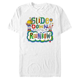 Men's Rainbow Brite Slide Down Every Rainbow T-Shirt - 1 of 4