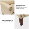 Gianluigi Transitional Vegan Leather Armchair with Nailhead Trim for Bedroom and Living Room| ART OF LIVING DESIGNS - 2 of 4