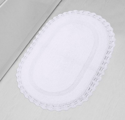 Hampton Crochet Collection Cotton Reversible Tufted Bath Rug - Home Weavers