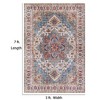 IHOMEADORE Indoor and Outdoor 7ft x 5ft Vintage  Machine Washable Area Rug Pet Friendly - 3 of 4
