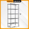 BestMassage 5-Tier Heavy-Duty Wire Shelving Unit NSF Certified Metal Storage Organizer with Adjustable Shelves Wire Rack for Garage Home Kitchen - 2 of 4