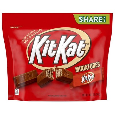 KIT KAT Miniatures Candy, Share Pack Milk Chocolate Wafer, 10.1 oz