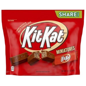 KIT KAT Miniatures Candy, Share Pack Milk Chocolate Wafer, 10.1 oz - 1 of 3