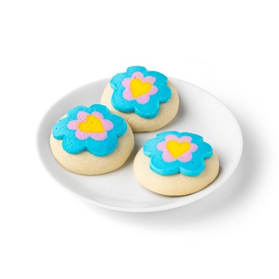 Flowery Frosted Sugar Cookies - 12.5oz/10ct - Favorite Day™