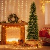 JIONJOY Slim Pencil Pre-Lit Artificial Christmas Tree – Quick Setup, Space-Saving Design for Home, Apartment, Office Holiday Decor - 2 of 4