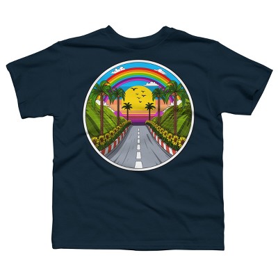 Boy's Design By Humans Summer Road Trip By underheaven T-Shirt