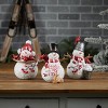 Cardinal Snowman Figurnie (Set of 2) - 2 of 4