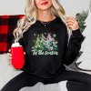 Tis The Season Painted Trees - Women's Graphic Sweatshirt - 3 of 4