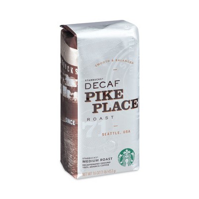 Starbucks Coffee, Pike Place Decaf, 1 Lb Bag, , 6/carton : Target