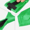 INSPIRE CHIC Men's Solid Color Satin Shine Pre-tied Knot Zipper Ties - 3 of 4