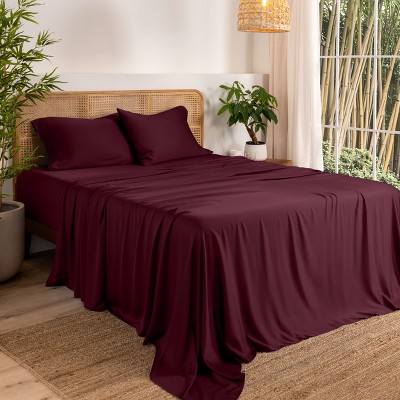 Rayon from Bamboo Solid Deep Pocket Sheet Set by Bare Home