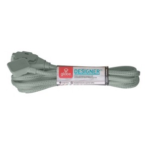 Globe Electric 9' 3 Outlet Extension Cord Sage Green: Indoor Electrical Cord, 16 AWG, ETL Listed - 1 of 4