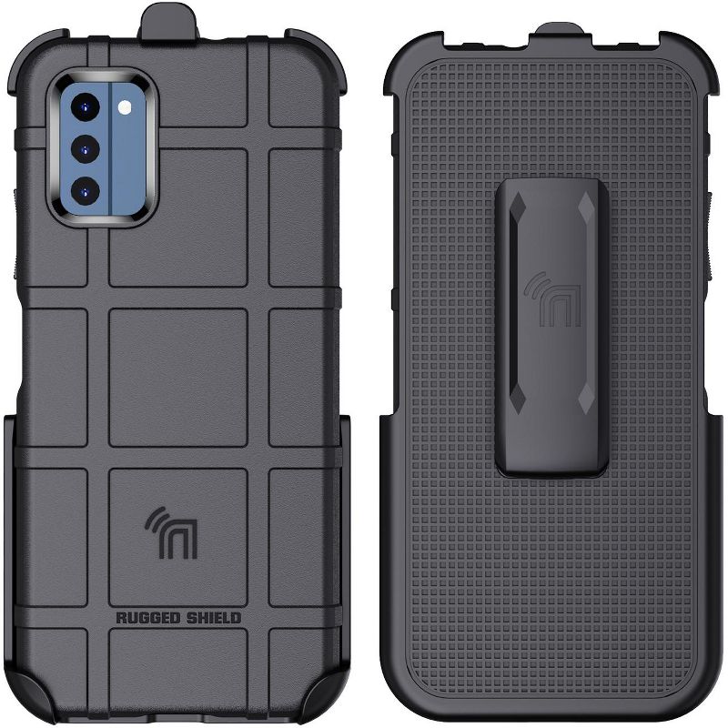 Nakedcellphone Combo for Nokia C300 Phone - Special Ops Case and Holster Belt Clip, 2 of 11