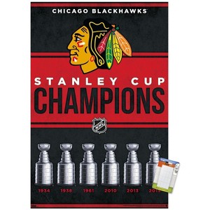 Trends International NHL Chicago Blackhawks - Champions 23 Unframed Wall Poster Prints - 1 of 4