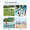 Adjustable 10ft Badminton Volleyball Pickleball Net for Kids Adults, Portable Nylon Training Net with Poles, Indoor Outdoor Sports - 4 of 4