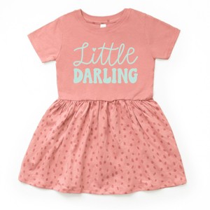 The Juniper Shop Little Darling Cursive Toddler Dress - 1 of 4