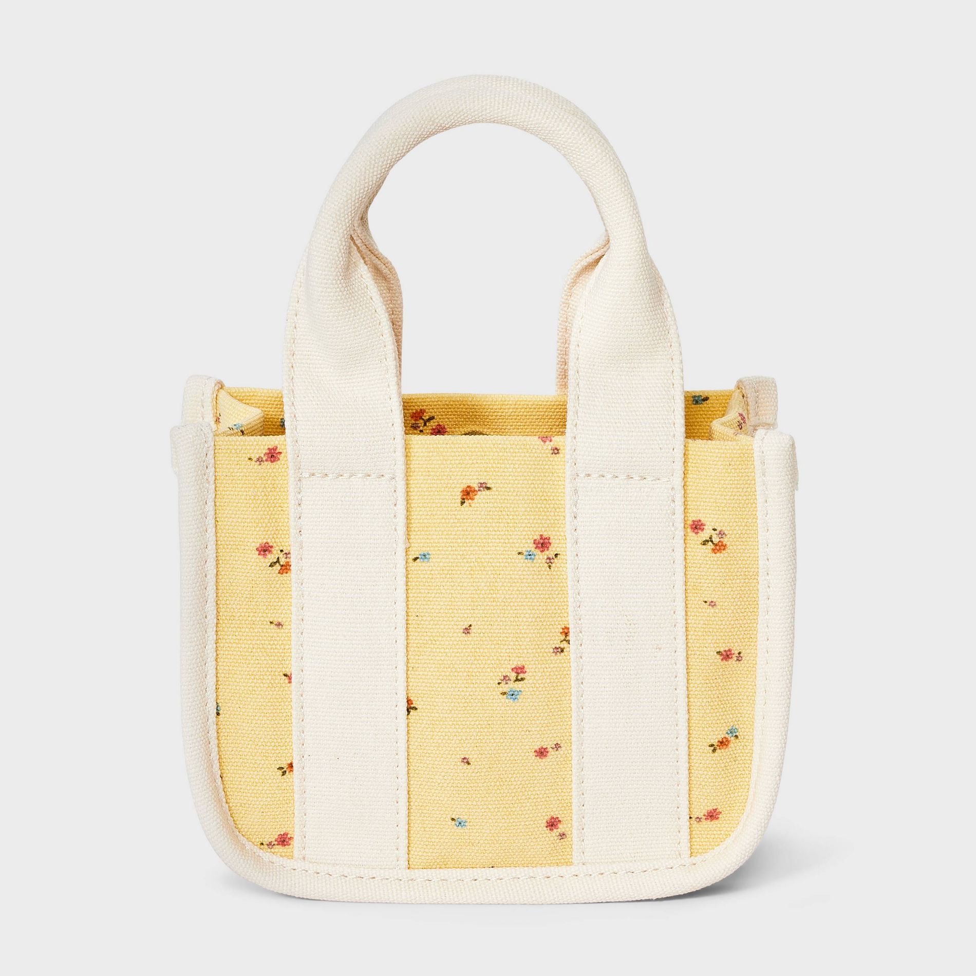 Toddler Girls' Floral Tote - Cat & Jack™ Yellow