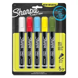 Sharpie 5pk Wet Erase Chalk Markers Medium Point