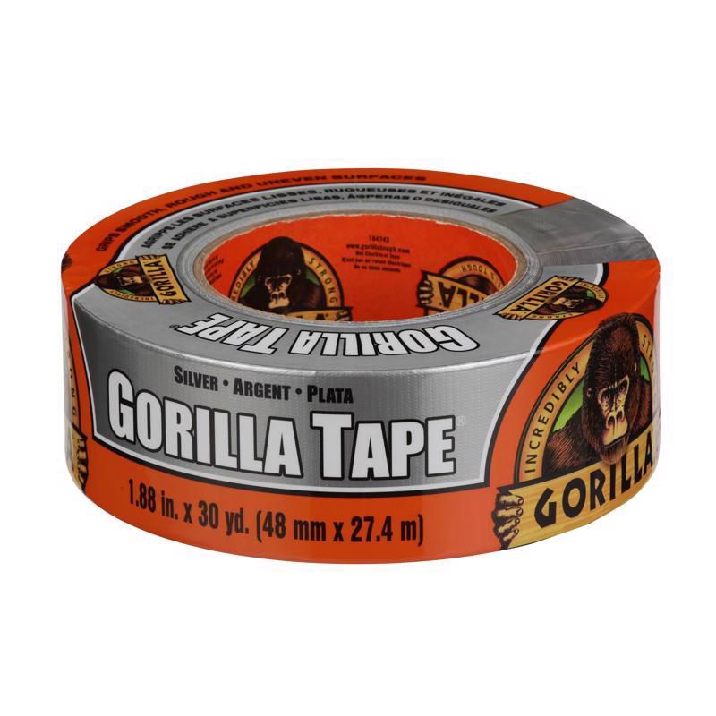 Gorilla 1.88 in. W X 30 yd L Silver Duct Tape, 1 of 2