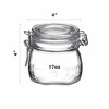 Bormioli Rocco Fido Storage Jar - 17.5 oz, Made of Premium Quality Italian Glass, Airtight Seal with Gasket - 2 of 4