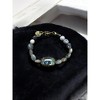 Michelle Marie's Boutiques Gray Labradorite Gemstone Bracelet- Woman's Iridescent Stone Jewelry - 3 of 4