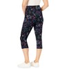 Woman Within Plus Size Printed Pocket Capri - 3 of 3