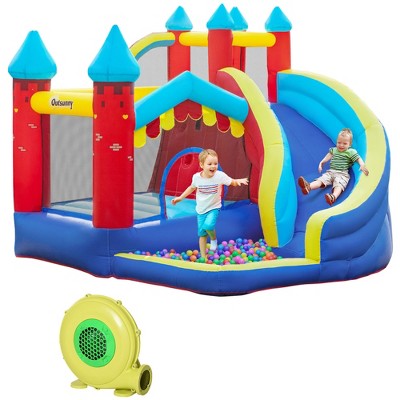 10Leccion Inflatable Castle Bouncer for Girls Toddler Outdoor Activities Toys Blow Up Bounce House for Kids Ages 3-6 