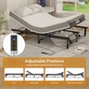 Electric Ergonomic Adjustable Bed Frame Queen Size, Independent Head and Foot Incline, Wired Remote Control with Quiet Motor,Black - 3 of 4