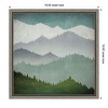 Amanti Art First Snow by Ryan Fowler Canvas Wall Art Print Framed 16-in. x 16-in. - 4 of 4