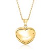 Ross-Simons Italian 18kt Yellow Gold Heart Pendant Size 1.00 - 3 of 4