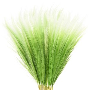 Unique Bargains Dried Plants Artificial Durable Small Fluffy Pampas Grass for Home, Office, Party 20 Pcs 21.7 Inch - 1 of 4