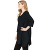 Woman Within Plus Size French Terry Handkerchief Hem Tunic - 4 of 4