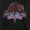 City College of New York Official Distressed Primary Logo Adult Pull-Over Hoodie - 2 of 4