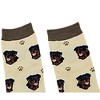 E & S Imports 15.25 In Rottweiler Sock Daddy Dog Pet Paw Print Crew Socks - 3 of 3