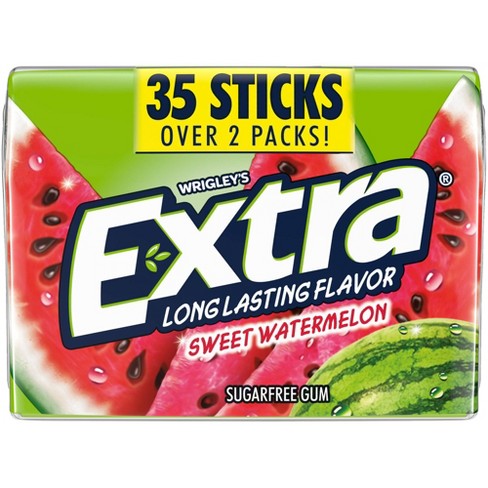 Extra Sweet Watermelon Sugar Free Chewing Gum Pack - 35ct - image 1 of 4