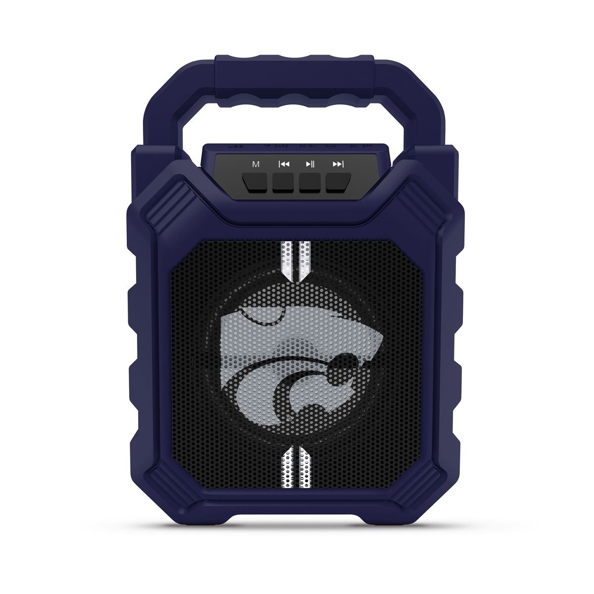 SOAR Collegiate LED ShockBox Wireless Bluetooth Speaker with FM radio- Kansas State Wildcats - thumbnail 3
