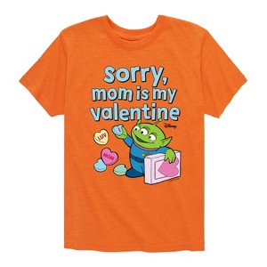 Boys' - Toy Story - Sorry Mom My Valentine Short Sleeve Graphic T-Shirt - 1 of 4