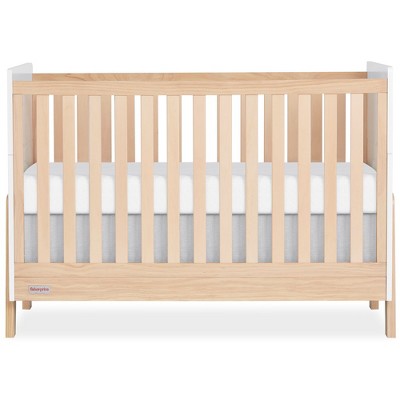 Dream On Me Fisher-Price Iris 4-in-1 Convertible Crib in Vintage White Oak