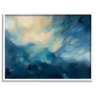 Stupell Industries Abstract Night Sky Scene Framed Giclee Art