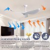 BestParts 52 Inch Ceiling Fan, Remote Control Ceiling Fan - 6 Speeds, Reversible DC Motor, Contemporary Style - 2 of 4