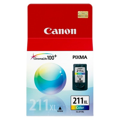 Canon 210/211 Single & 2pk Ink Cartridges - Black, Tri-color