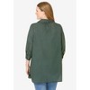 Woman Within Plus Size Three-Quarter Sleeve Popover Blouse - 3 of 4