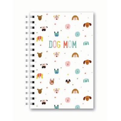 Spiral Notebook 1 Subject College Ruled Dog Mom - OCS Designs