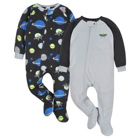 Gerber fleece hot sale pajamas