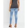 Women's Indigo Blue Sustainable Secret Fit Over the Belly Skinny Leg Maternity Jeans | Motherhood Maternity - 2 of 4