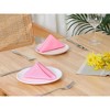 Unique Bargains Party Wedding Restaurant Cocktail Banquet Sateen Napkins 12 x 12 Inches 12 Pcs - 2 of 4